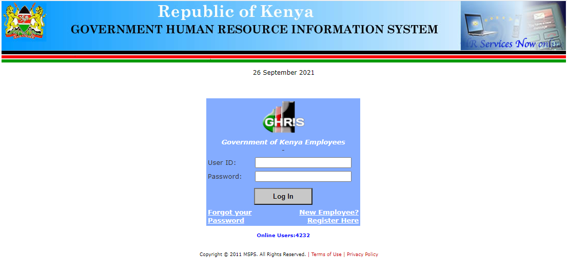 GHRIS Online Payslip