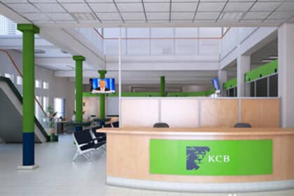 KCB loan application process poster